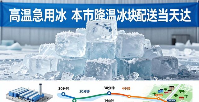 降温冰块配送流程_高效靠谱冰块运输_太原降温冰块配送