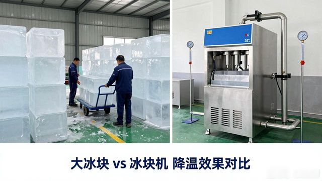 大冰块和冰块机哪个更划算_太原车间防暑降温大冰块_车间大冰块降温效果怎么样